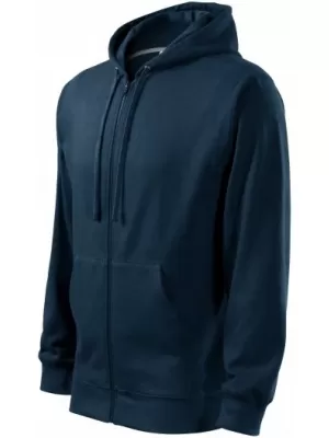 Hanorac pentru bărbați MALFINI TRENDY ZIPPER 410 ALBASTRU MARIN