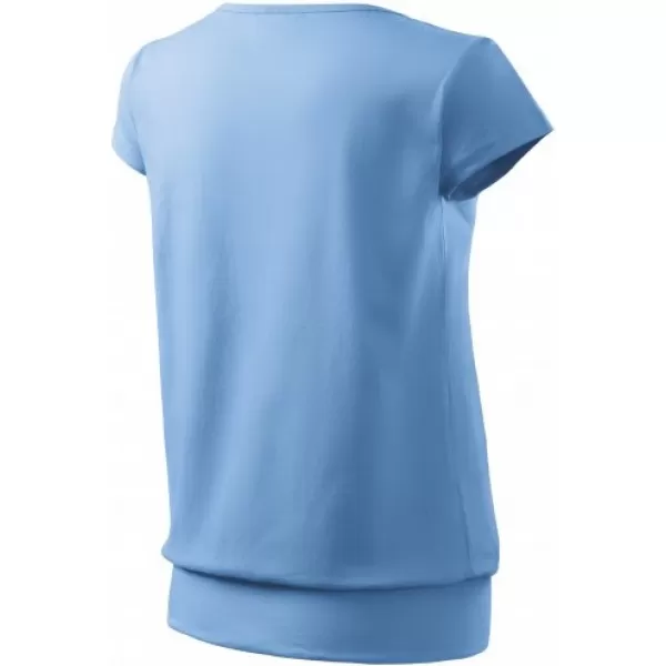  Tricou pentru femei MALFINI CITY 120 ALBASTRU CERUL 