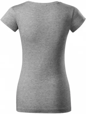 Tricou pentru femei MALFINI FIT V-NECK 162 EVIDENȚIERI GRI ÎNCHIS