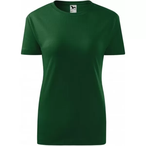  Tricou pentru femei MALFINI CLASSIC NEW 133 VERDE STICLA 
