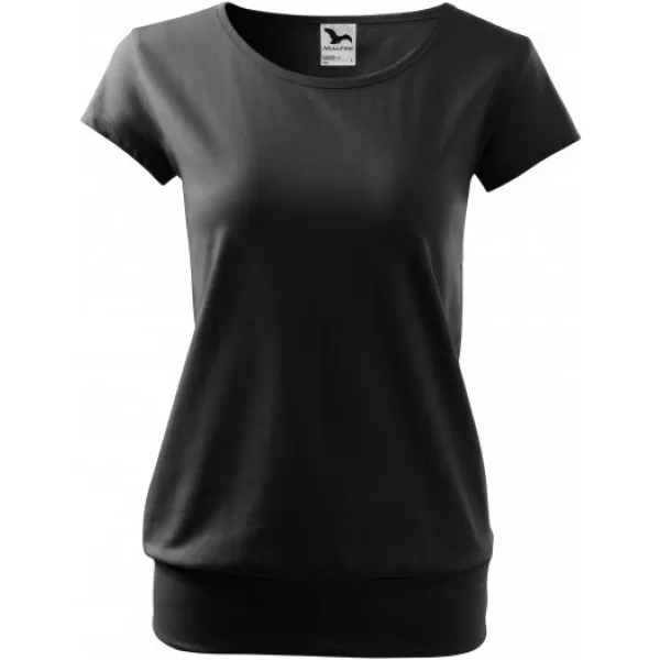  Tricou pentru femei MALFINI CITY 120 NEGRU 