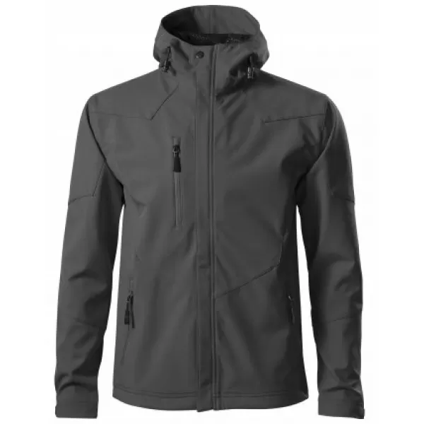  Jachetă softshell pentru bărbați MALFINI NANO 531 GRI OȚEL 