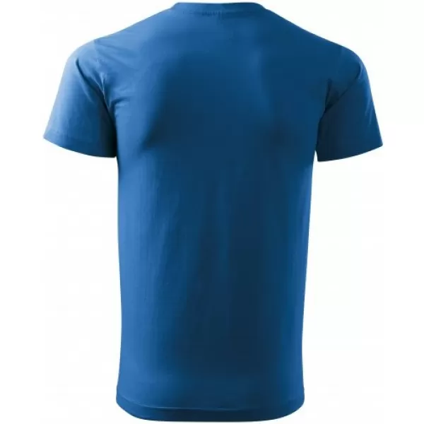  Tricou pentru bărbați MALFINI HEAVY NEW 137 ALBASTRU AZURIU 