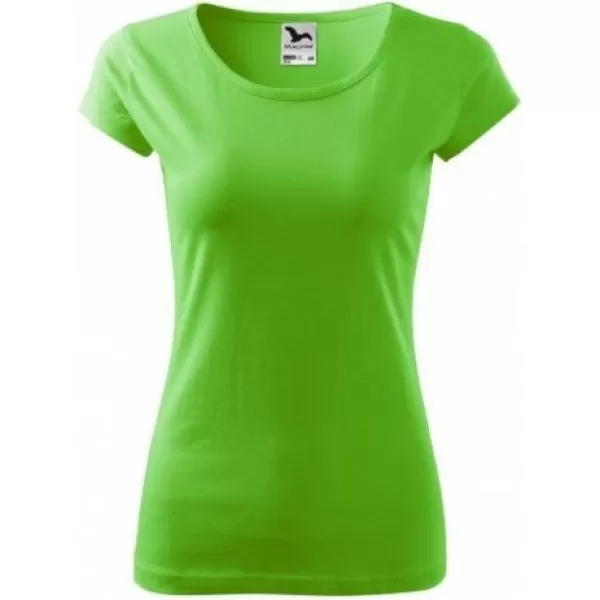  Tricou pentru femei MALFINI PURE 122 VERDE MĂR 