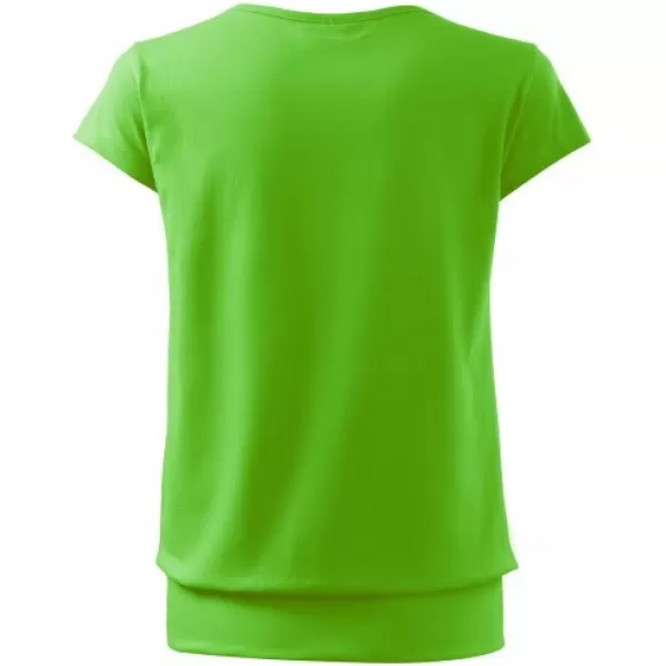  Tricou pentru femei MALFINI CITY 120 VERDE MĂR 