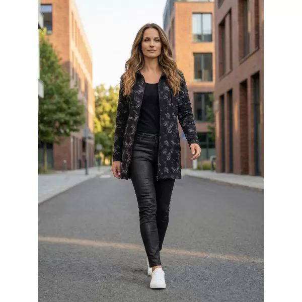  Hanorac prelungit dama ALTISPORT OCHIENA LSWS296 NEGRU 