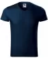 Tricou pentru bărbați MALFINI SLIM FIT V-NECK 146 ALBASTRU MARIN