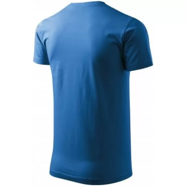  Tricou pentru bărbați MALFINI BASIC 129 ALBASTRU AZURIU 