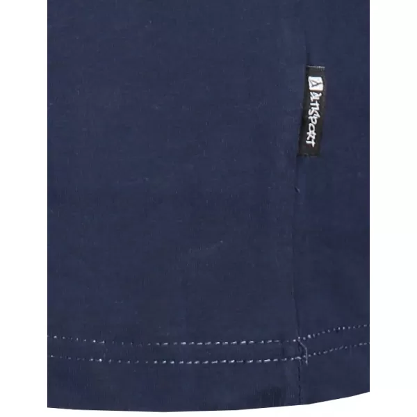  Tricou pentru bărbați ALTISPORT BABER MTSS606 ALBASTRU INCHIS 