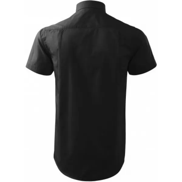  Cămașă pentru bărbați cu mâneci scurte MALFINI CHIC 207 NEGRU 