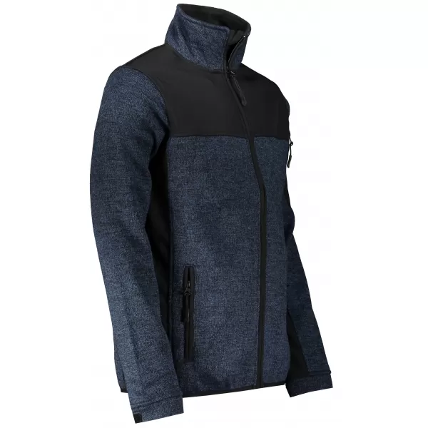  Jachetă/pulover softshell pentru bărbați MALFINI CASUAL 550 KNIT BLUE MALFINI PREMIUM 