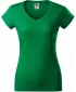 Tricou pentru femei MALFINI FIT V-NECK 162 VERDE MEDIU