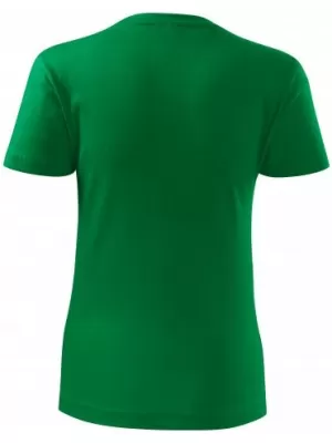 Tricou pentru femei MALFINI CLASSIC NEW 133 VERDE MEDIU