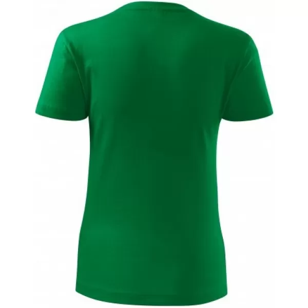 Tricou pentru femei MALFINI CLASSIC NEW 133 VERDE MEDIU 