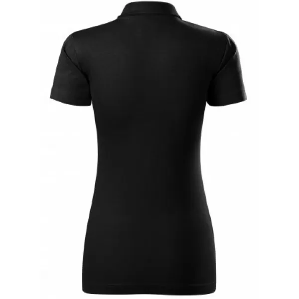  Tricou de damă cu guler MALFINI SINGLE J. 223 NEGRU 