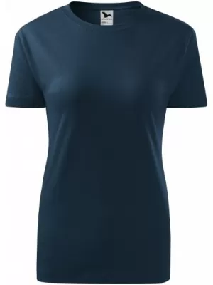 Tricou pentru femei MALFINI CLASSIC NEW 133 ALBASTRU MARIN