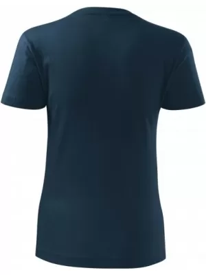 Tricou pentru femei MALFINI CLASSIC NEW 133 ALBASTRU MARIN
