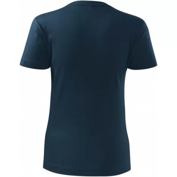  Tricou pentru femei MALFINI CLASSIC NEW 133 ALBASTRU MARIN 