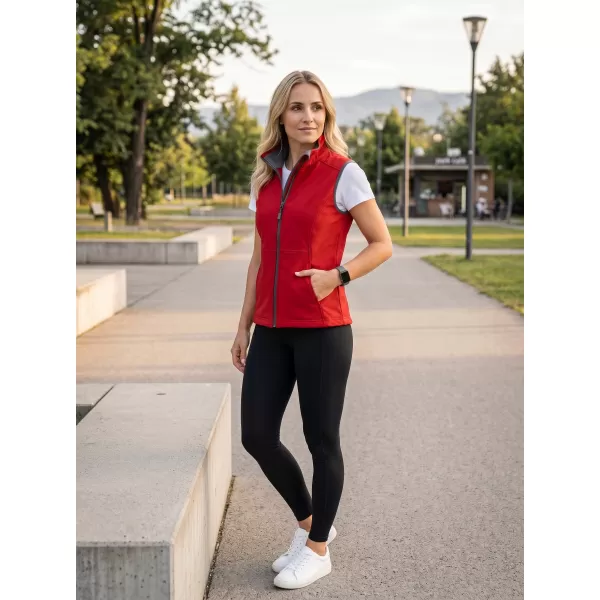  Vesta softshell dama MALFINI VISION 516 ROŞU 