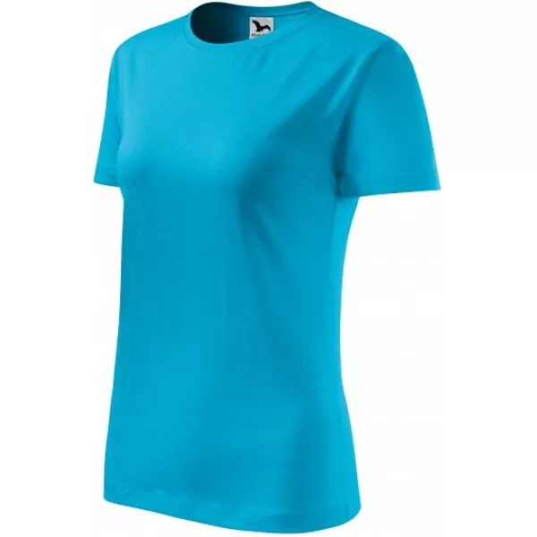  Tricou pentru femei MALFINI CLASSIC NEW 133 TURCOAZ 