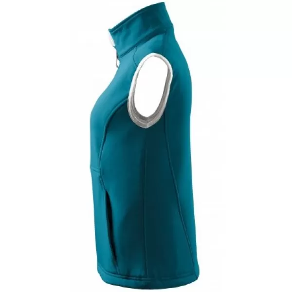  Vesta softshell dama MALFINI VISION 516 TURCOAZ ÎNCHIS 