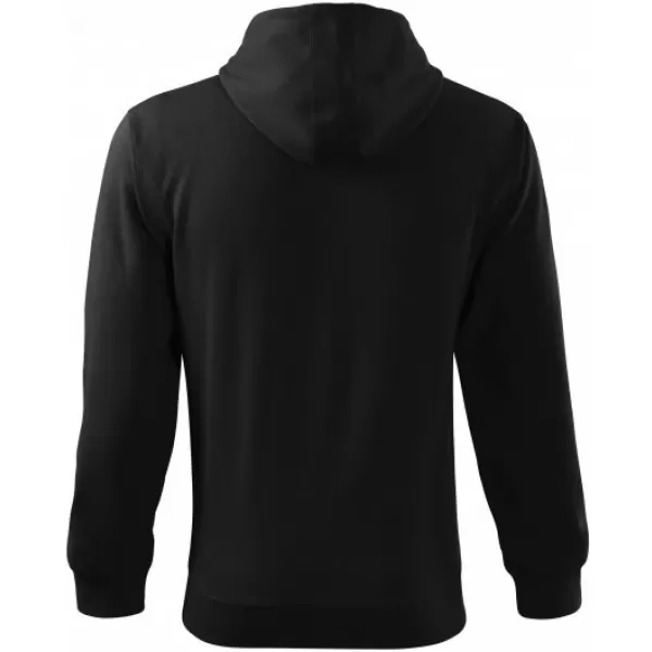  Hanorac pentru bărbați MALFINI TRENDY ZIPPER 410 NEGRU 