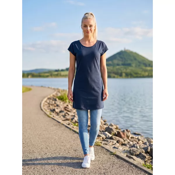  Tricou lung de damă MALFINI LOVE 123 ALBASTRU MARIN 