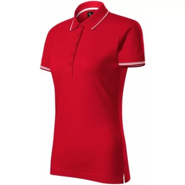  Tricou de damă cu guler MALFINI PREMIUM PERFECTION PLAIN 253 FORMULA ROSIE 
