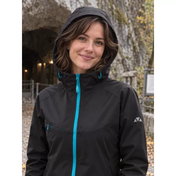  Jachetă softshell pentru femei MALFINI COOL 514 NEGRU 