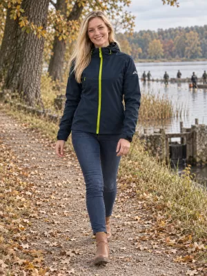 Jachetă softshell pentru femei MALFINI COOL 514 ALBASTRU MARIN