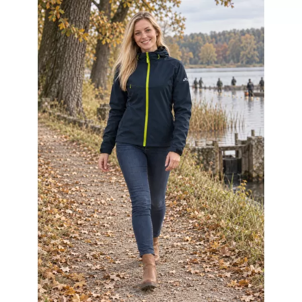  Jachetă softshell pentru femei MALFINI COOL 514 ALBASTRU MARIN 