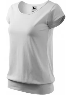 Tricou pentru femei MALFINI CITY 120 ALB