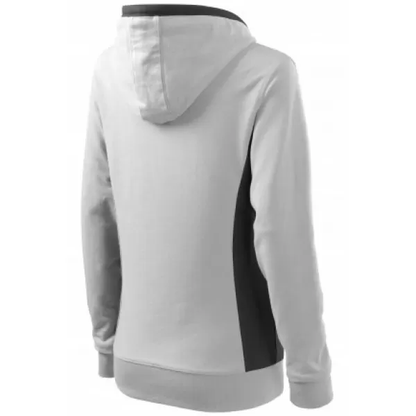  Hanorac de dama MALFINI KANGAROO 408 ALB 