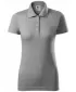 Tricou de damă cu guler MALFINI SINGLE J. 223 EVIDENȚIERI GRI ÎNCHIS