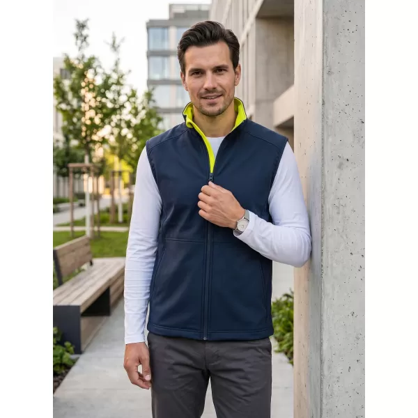  Vestă softshell pentru bărbați MALFINI VISION 517 ALBASTRU MARIN 