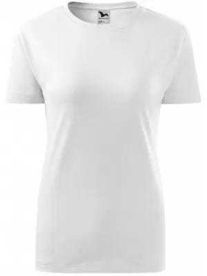 Tricou pentru femei MALFINI CLASSIC NEW 133 ALB