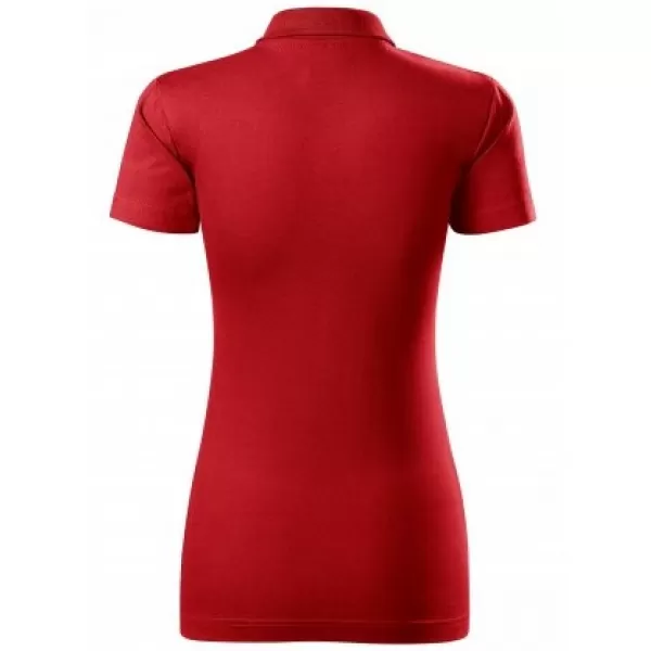  Tricou de damă cu guler MALFINI SINGLE J. 223 ROŞU 
