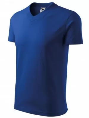 Tricou pentru bărbați MALFINI V-NECK 102 ALBASTRU REGAL