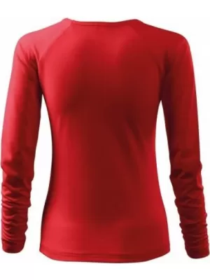 Tricou de damă cu mâneci lungi MALFINI ELEGANCE 127 ROŞU