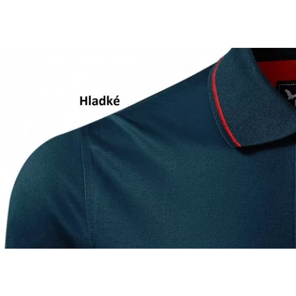  Tricou de damă cu guler MALFINI PREMIUM GRAND 269 ALBASTRU MARIN 