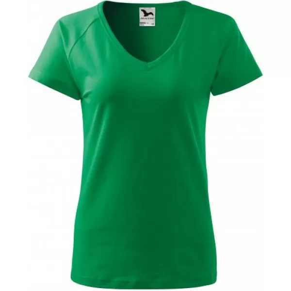  Tricou pentru femei MALFINI DREAM 128 VERDE MEDIU 