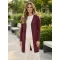 Cardigan de damă ALTISPORT WEINA LPLS090 BURGUNDIA