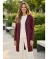Cardigan de damă ALTISPORT WEINA LPLS090 BURGUNDIA
