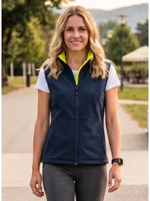 Vesta softshell dama MALFINI 516 VISION ALBASTRU MARIN