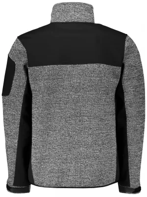 Jachetă/pulover softshell pentru bărbați MALFINI CASUAL 550 KNIT GREY MALFINI PREMIUM