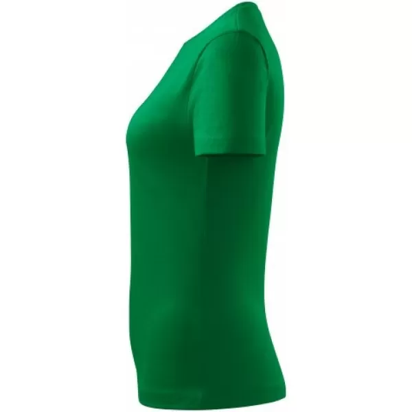  Tricou pentru femei MALFINI CLASSIC NEW 133 VERDE MEDIU 