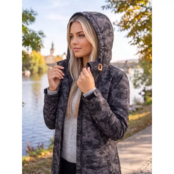  Palton de femei ALTISPORT SEBLA LCTS142 NEGRU 