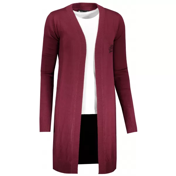  Cardigan de damă ALTISPORT WEINA LPLS090 BURGUNDIA 