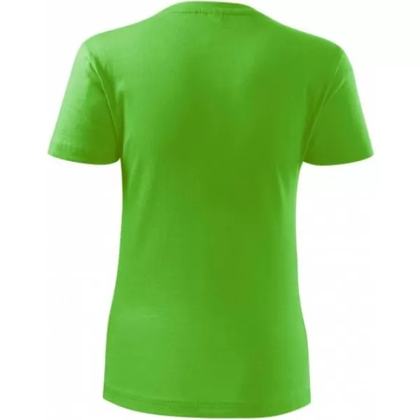  Tricou de damă MALFINI CLASSIC NEW 133 VERDE MĂR 