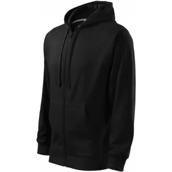  Hanorac pentru bărbați MALFINI TRENDY ZIPPER 410 NEGRU 
